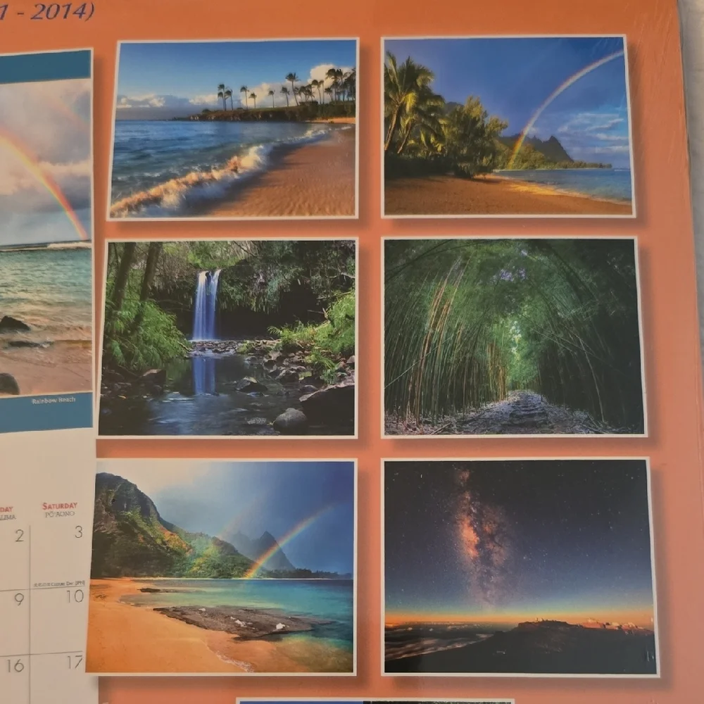 Hawaiian Paradise 2018 Calendar
